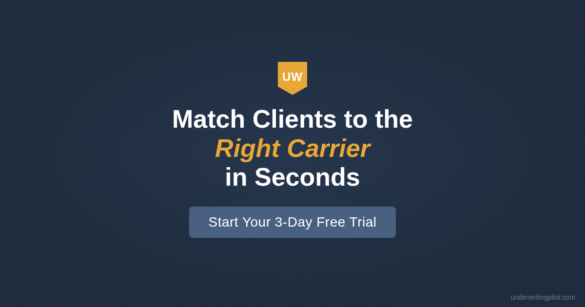 System Match Client Underwriting Pilot — Match Clients to the Right Carrier in Seconds